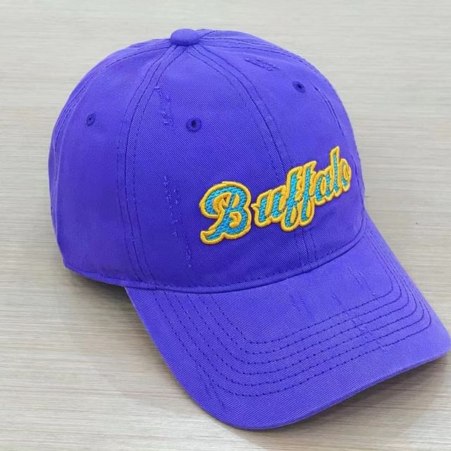 Cap Embroidered Lettering Baseball