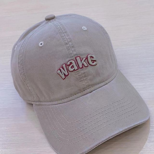Baseball Lettering Cap Embroidered