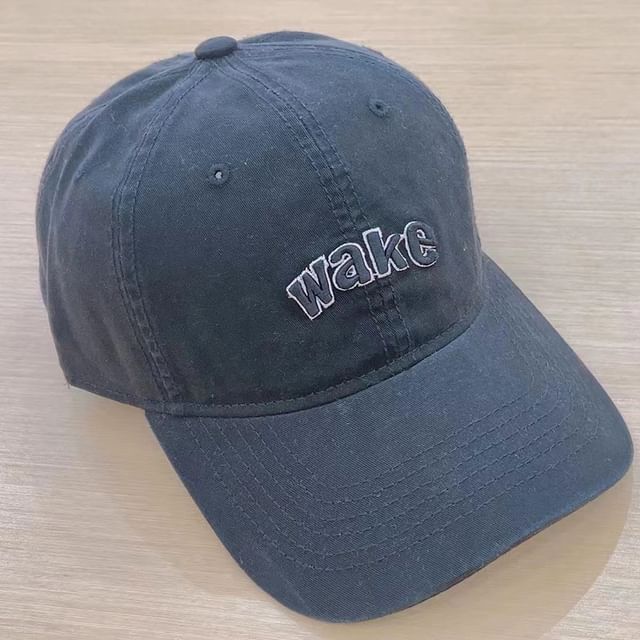 Baseball Lettering Cap Embroidered