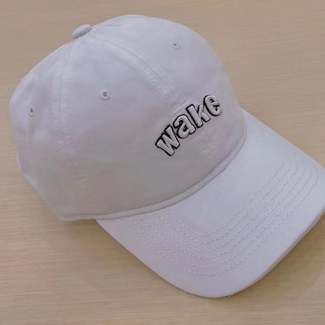 Baseball Lettering Cap Embroidered