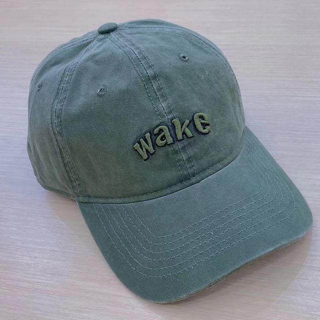 Baseball Lettering Cap Embroidered