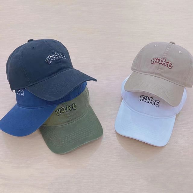 Baseball Lettering Cap Embroidered