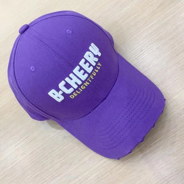 Cap Embroidered Baseball Lettering