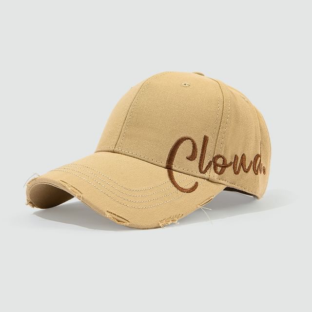 Cap Baseball Embroidered Lettering