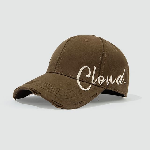 Cap Baseball Embroidered Lettering