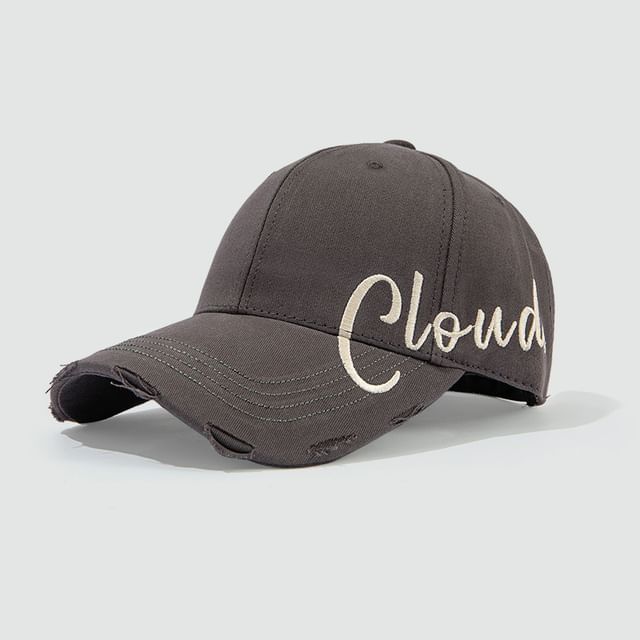 Cap Baseball Embroidered Lettering