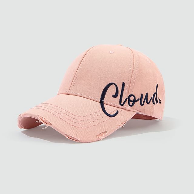 Cap Baseball Embroidered Lettering