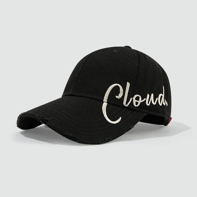 Cap Baseball Embroidered Lettering
