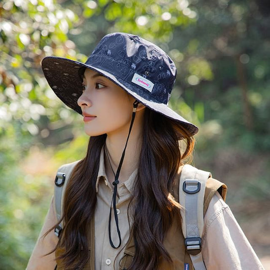 Hat Boonie Applique Print