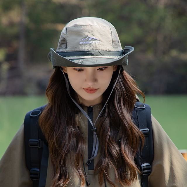 Embroidered Mountain Boonie Hat