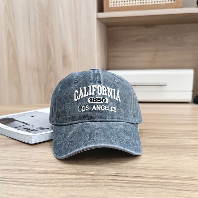 Baseball Cap Lettering Embroidered