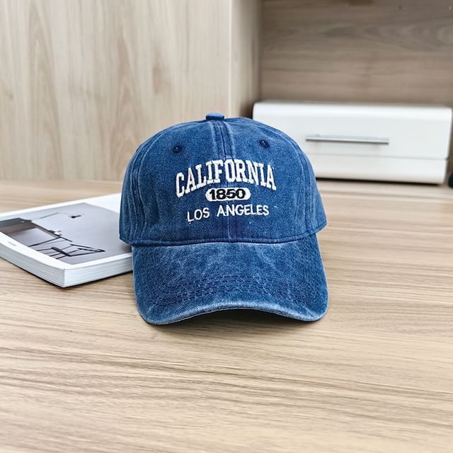Baseball Cap Lettering Embroidered