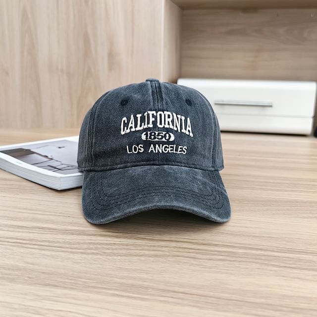 Baseball Cap Lettering Embroidered