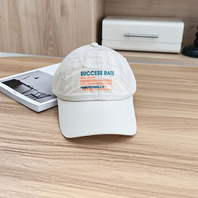 Baseball Embroidered Cap Lettering