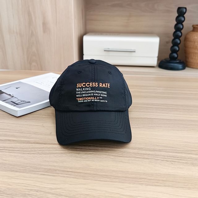 Baseball Embroidered Cap Lettering