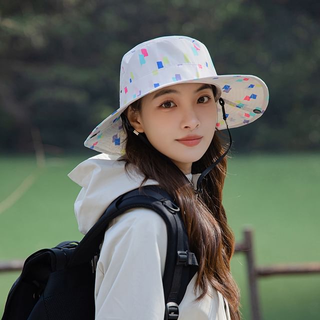 Hat Boonie Applique Print