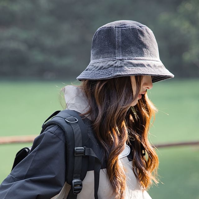 Denim Bucket Hat