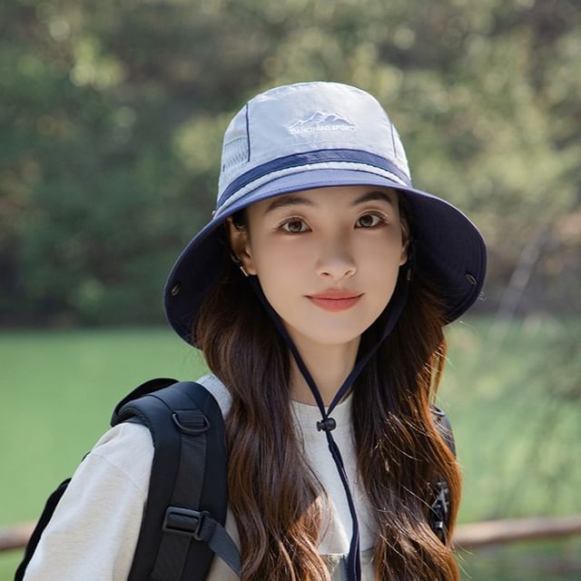 Embroidered Mountain Boonie Hat