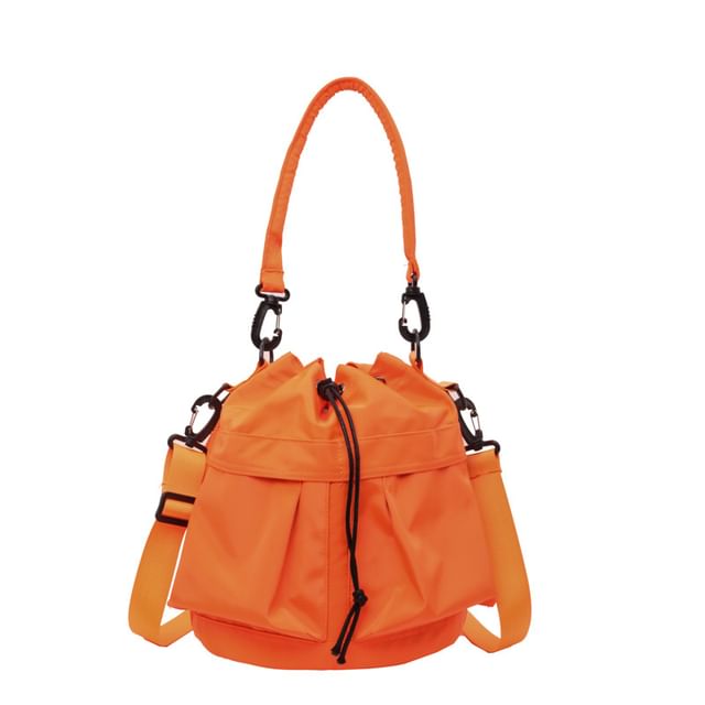 Multi-Pocket Drawstring Bucket Bag G167