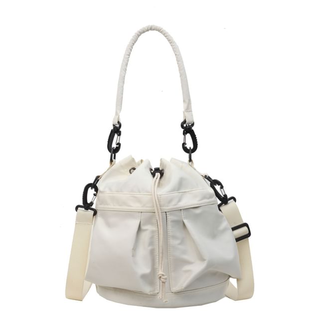 Multi-Pocket Drawstring Bucket Bag G167