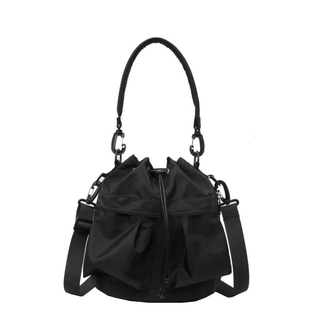 Multi-Pocket Drawstring Bucket Bag G167