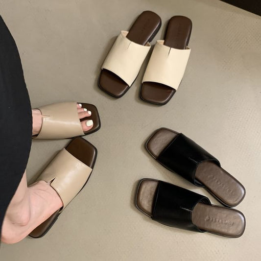 Sandals Plain Slide