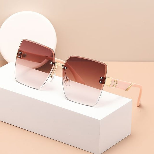 Square Gradient Frameless Sunglasses