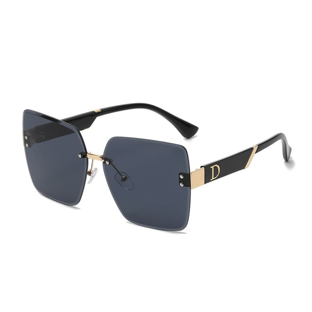 Square Gradient Frameless Sunglasses
