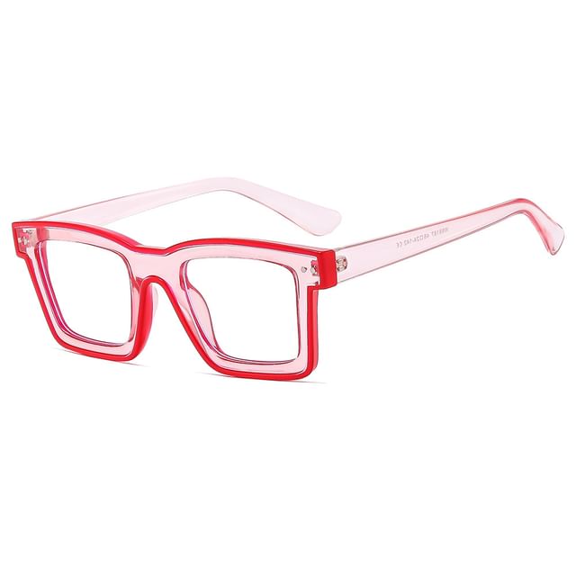 Blue Square Light Blocking Eyeglasses