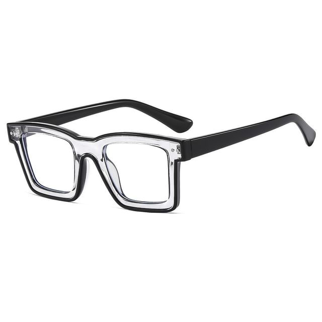 Blue Square Light Blocking Eyeglasses