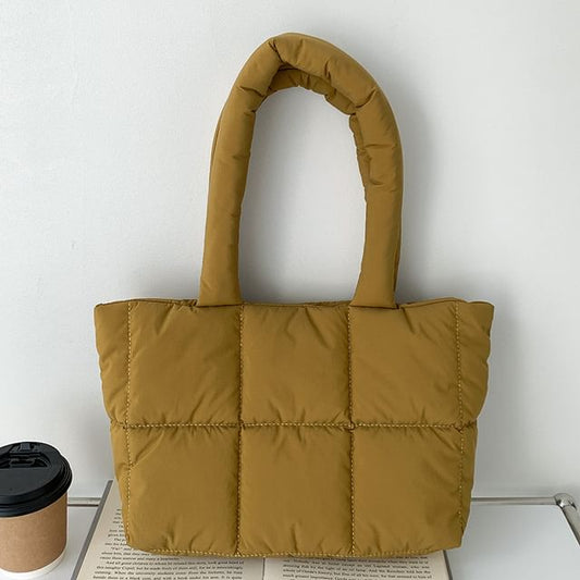 Tote Plain Quilted Bag