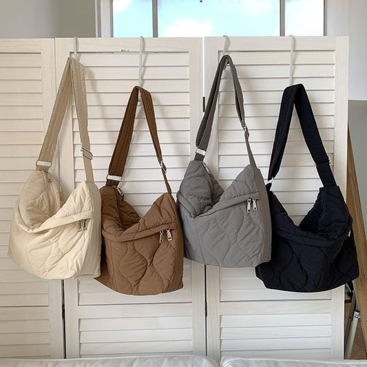 Crossbody Plain Bag Quilted