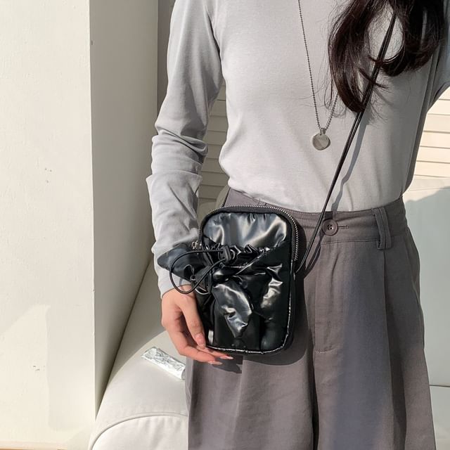 Bow Nylon Crossbody Bag