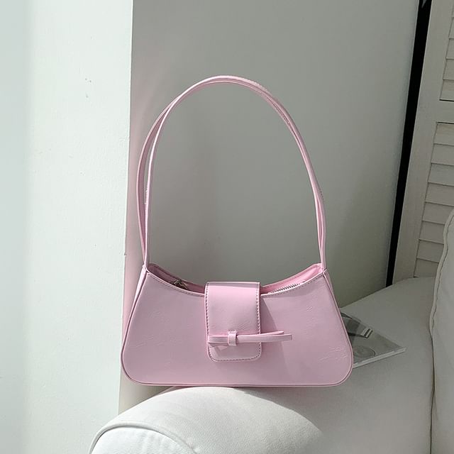 Shoulder Faux Leather Bow Bag