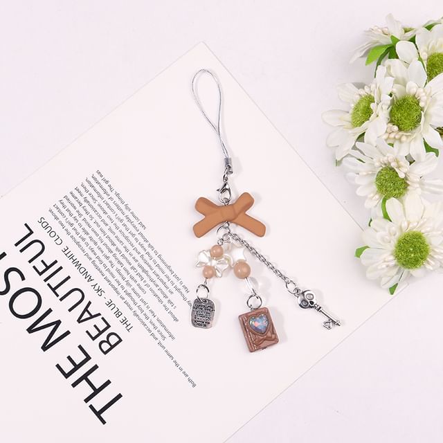 Bow Acrylic Phone Charm (Various Designs)