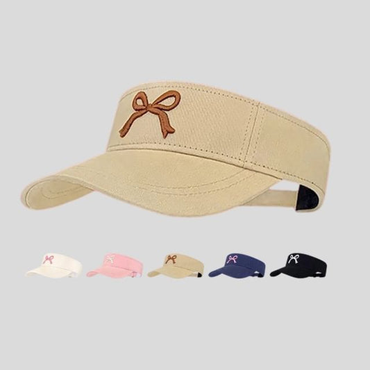 Visor Bow Embroidered Sun