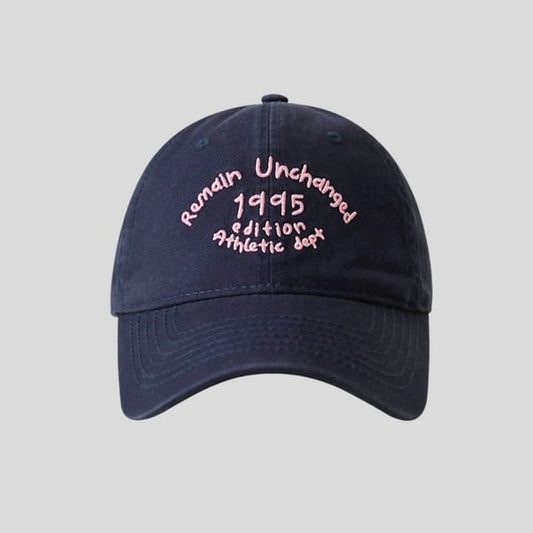 Embroidered Baseball Cap Lettering