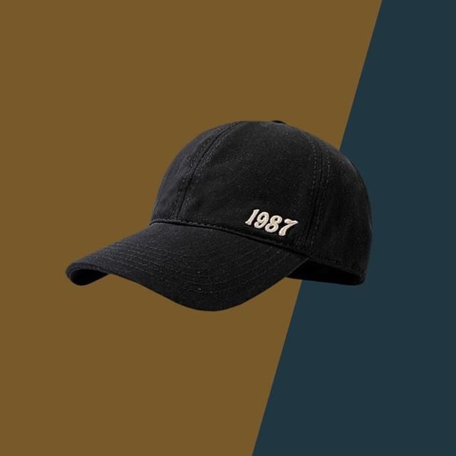 Embroidered Baseball Open Top Cap Number