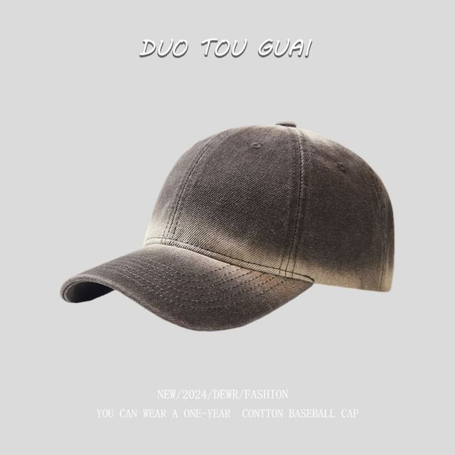 Cap Washed Denim Baseball