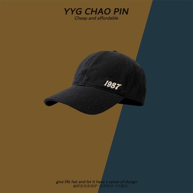 Embroidered Baseball Open Top Cap Number