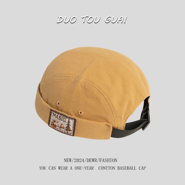 Applique Brimless Hat