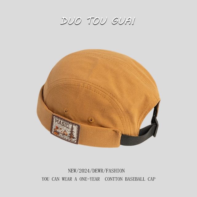 Applique Brimless Hat