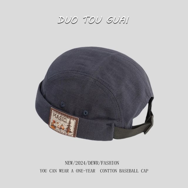 Applique Brimless Hat