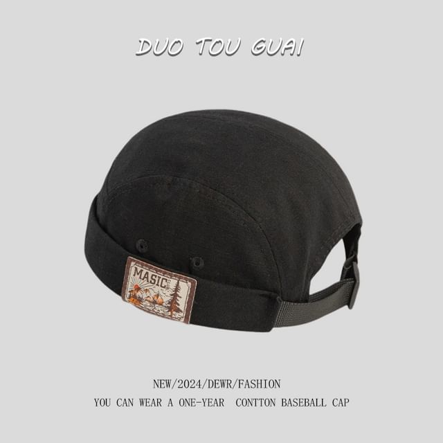 Applique Brimless Hat