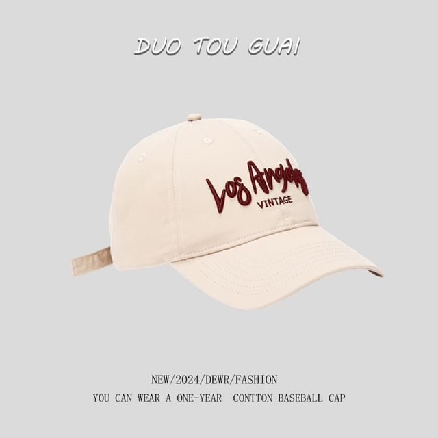 Embroidered Cap Lettering Baseball