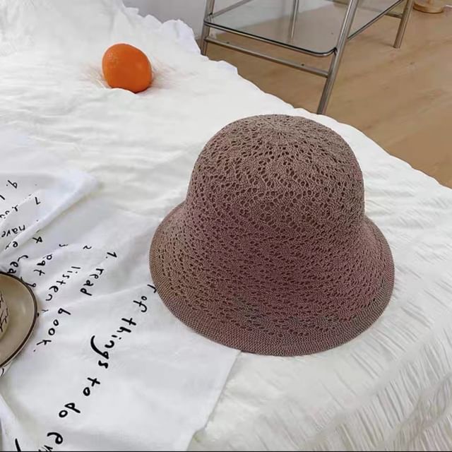 Cloche Crochet Hat Plain