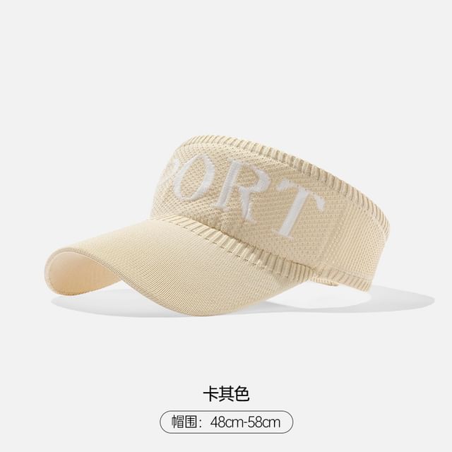 Visor Lettering Knit