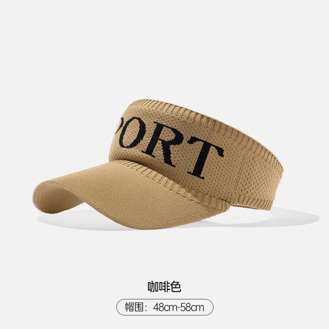 Visor Lettering Knit