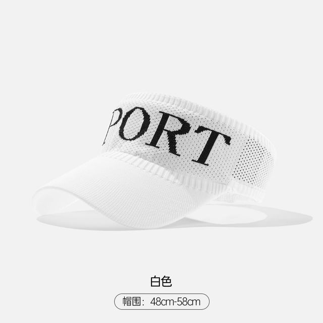 Visor Lettering Knit
