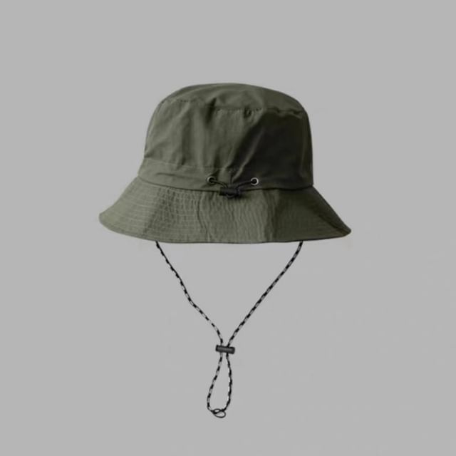 Plain Hat Drawstring Bucket